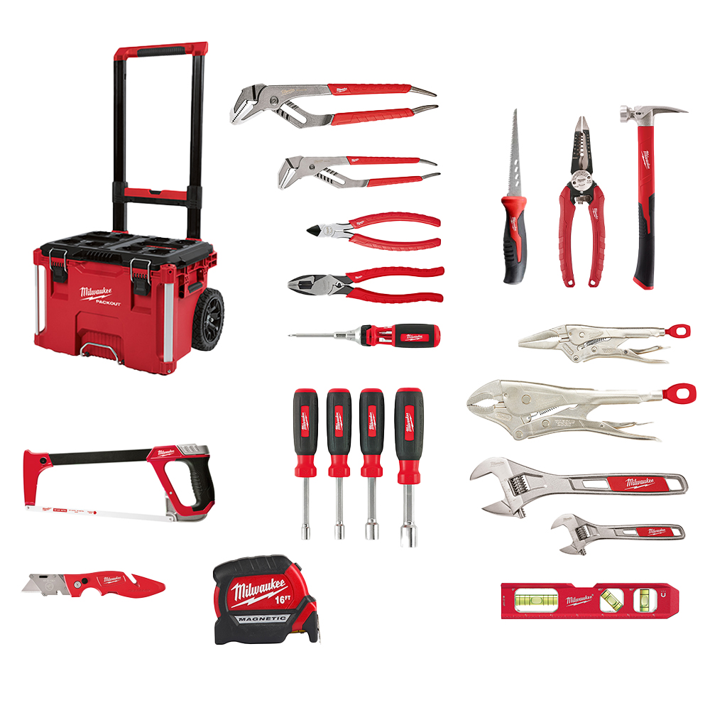 Milwaukee 18 Piece Electricians Tool Kit  from Columbia Safety